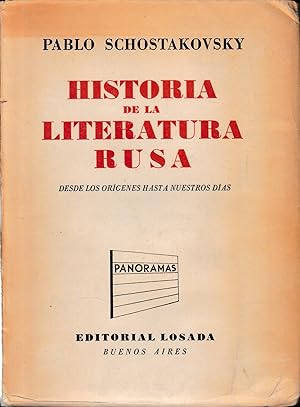 Historia de la Literatura Rusa