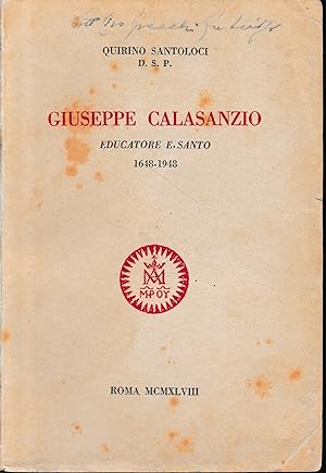 Giuseppe Calasanzio educatore e santo 1648-1948