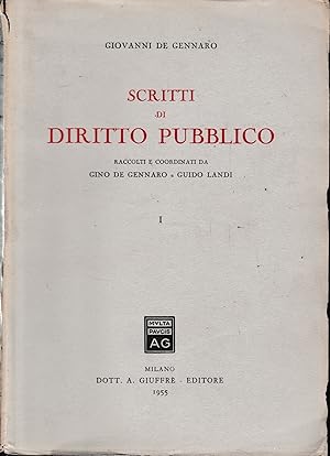 Scritti di Diritto Pubblico (vol. 1°)