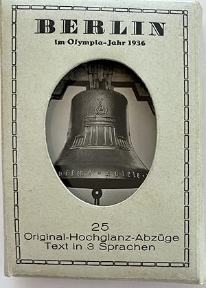 BErlin im Olympia--Jahr 1936, 25 Original-Hochglanz-Abzuge, Text in 3 Sprachen