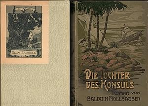 Exlibris Oscar Loebell ; In : Die Töchter des Konsuls. Hg. v. Dietrich Theben; Illustr. v. Max Vo...