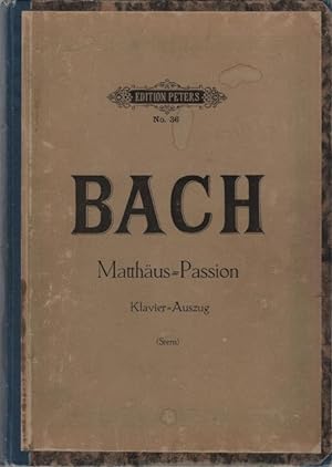 Exlibris Dr. med. L. Bossart ; In : Passionsmusik nach dem Evangelisten Matthäus. Klavierauszug v...