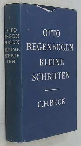 Otto Regenbogen: Kleine Schriften