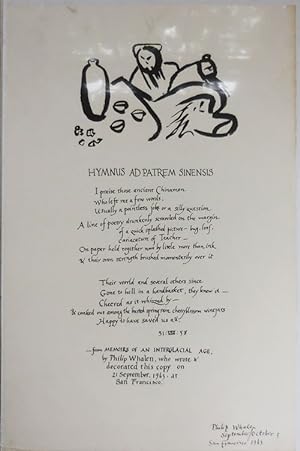 Hymnus Ad Patrem Sinensis (Signed)
