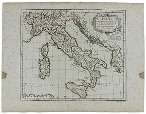 L'ITALIE. [Carta geografica del 1778]: