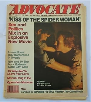 The Advocate (Issue No. 427, August 20, 1985): The National Gay Newsmagazine (formerly "America's...