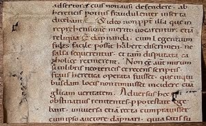 A manuscript of Sulpicius Severus on Dialogi Ch.6. Germany, C12th.