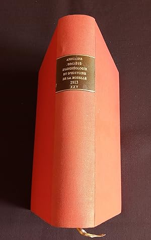 Jahrbuch der Gesellschaft für Lothringische Geschichte und Altertumskunde 1913