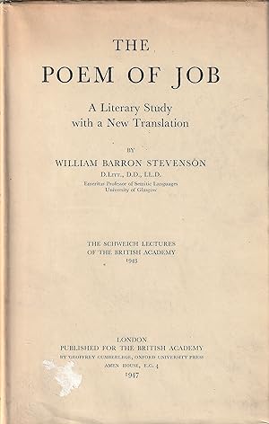 The Poem of Job. A Literary Study with a New Translation