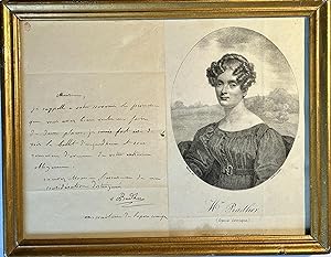 Pradher, Felicite Autograph Letter