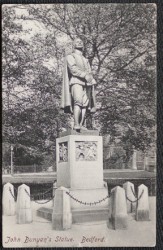 Bedford John Bunyan's Statue 1959 Collectable Postcard