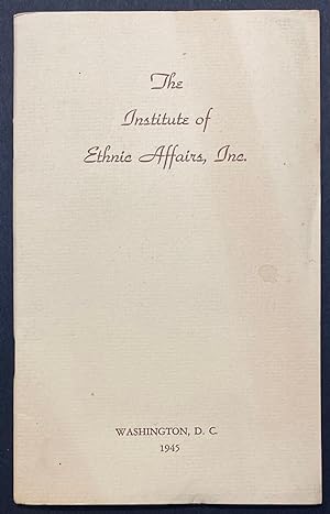 The Institute of Ethnic Affairs, Inc