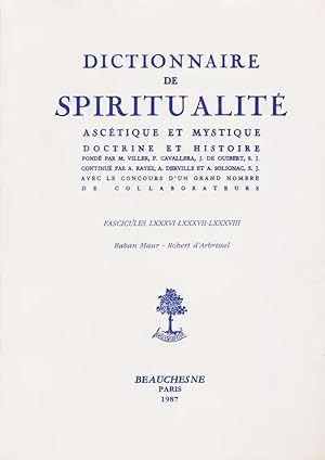 Dictionnaire de spiritualité ascétique et mystique