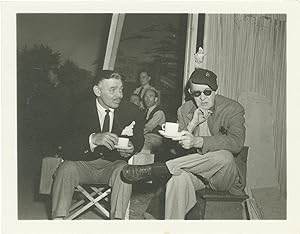 Mogambo (Two original photographs of John Ford, Clark Gable, and Ava Gardner on the set of the 19...