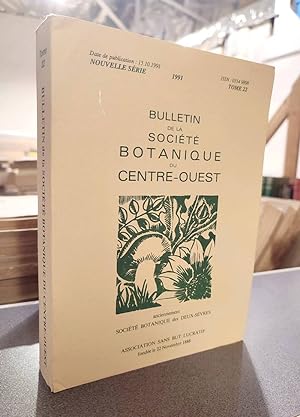 Bulletin de la société botanique du Centre-ouest, Tome 22 - 1991