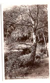 Burnham Beeches The Lake Collectable Publisher Real Photo Vintage Postcard