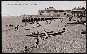 Southsea Clarence Pier Valentine's Series Vintage Postcard