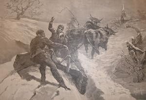 Clearing The Way For Christmas. Harper's Weekly, December 11, 1886.