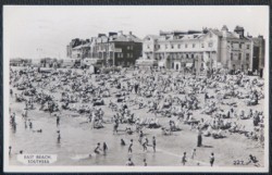 Southsea 1954 East Beach Collectable Local Publisher from Hayling Island Vintage Postcard
