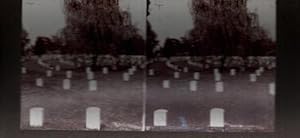 National Military Cemetery Graves, Nashville, Tennessee. (Stereograph).