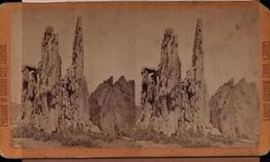 Manitou Series - Cathedral Rock, Garden of the Gods: Collier's Rocky Mountain Scenery. (Stereogra...