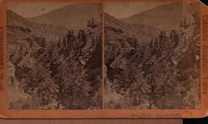 Colorado Mountain Views: Ute Pass & Rainbow Falls. (Stereograph, hand numbered 149).