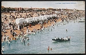Southsea Beach Photochrom Celesque Series no.G47359 Series Vintage Postcard