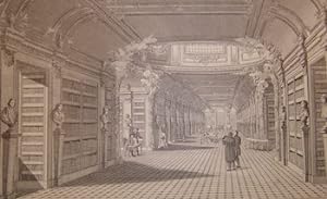 Library Of The Pantheon; In Paris. (Original title Vue De La Bibliotheque Du Pantheon).