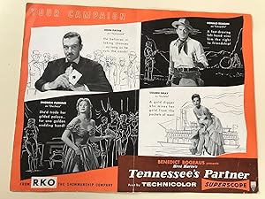 Tennessee's Partner Pressbook 1955 John Payne, Rhonda Fleming, Ronald Reagan