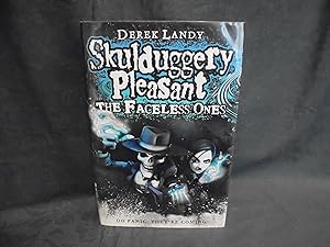 Skulduggery Pleasant The Faceless Ones. * A SIGNED and DOODLED copy *
