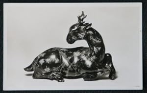 Deer Cinese Circa 1800 Oxford Museum Of Eastern Art Collectable Postcard