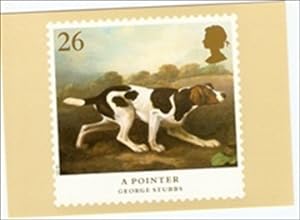 George Stubbs Artist A Pointer Dog Royal Mail Postcard Issued 1991