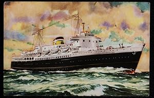 Koningin Emma Prinses Beatrix Ship Postcard