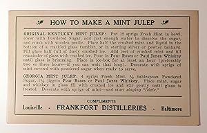 How to Make a Mint Julep [Cocktails]
