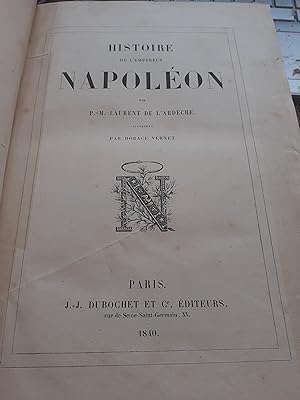 histoire de l'empereur NAPOLEON