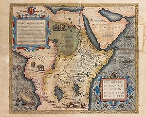 Map of the Kingdom of Prester John, also known as the Abyssinian Empire; Presbiteri Iohannis, Siv...