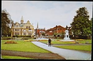 Trowbridge Town Hall Memorial Wiltshire Postcard