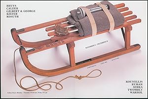Invitation: Beuys, Calder, Gilbert and George, Kiefer, Kosuth, Kounellis, Ryman, Serra, Twombly, ...