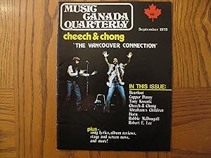 Music Canada Quarterly (MCQ) Magazine September 1973 Summer Issue Volume 2 Number 2