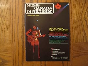 Music Canada Quarterly (MCQ) Magazine December 1972 Fall Issue Volume 1 Number 3