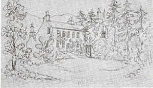 Cumbria Dora Wordsworth Sketch in 1841 Rydal Mount Postcard