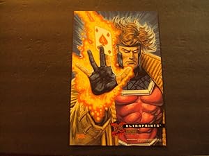 '95 Fleer Ultra Prints X-Men Gambit 6.5" X 10"