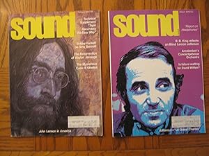 Sound Magazine Canada Ten (10) Issue Entire 1974 Year Lot