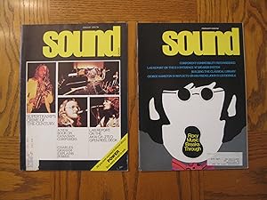 Sound Magazine Canada Seven (7) Issue 1976 Lot, including: January, February, March, April, May, ...