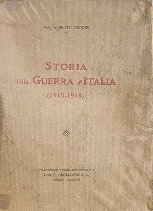 STORIA DELLA GUERRA D'ITALIA (1915 - 1918)