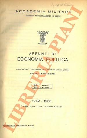 Appunti di economia politica.