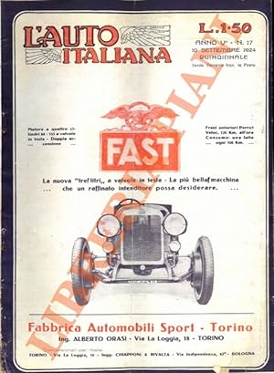 L'Auto Italiana. Rivista quindicinale Illustrata.