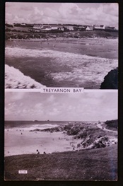 Treyarnon Bay Cornwall Postcard Real Photo Collectable LOCAL Publisher