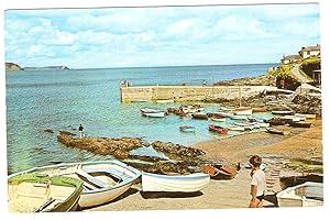 Cornwall Postcard Portscatho Harbour 1968