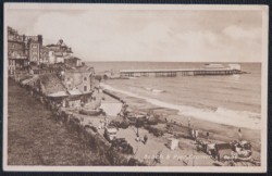 Cromer Postcard Norfolk Beach and Pier Vintage